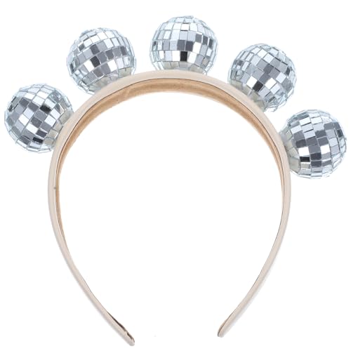 DEARMAMY Disco Ball Haarreif für Partys Dekoratives Haarband für Leicht und Rutschfest für Weihnachtsfeiern und Festliche Anlässe Süßes Cosplay Zubehör von DEARMAMY