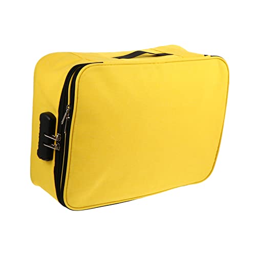 DEARMAMY Doppelter Reißverschluss Für Mehr Privatsphäre Große Tasche Mit Fächern Für Dokumente von DEARMAMY