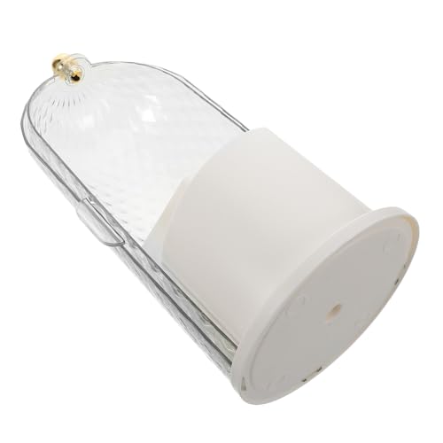 DEARMAMY Drehbarer Make-up-organizer Mit Deckel Transparentes Für Schminktisch Schreibtisch Kosmetik Pinsel Lippenstift Organizer Box Halter Theke Gestell von DEARMAMY