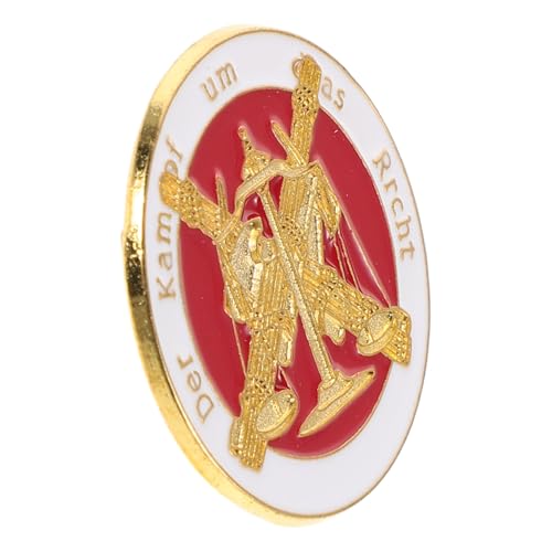 DEARMAMY Elegante Juristen Brosche Balance und Anstecknadel aus Metall Detailreiche Handwerkskunst Schmuck für Anwälte und Jurastudenten Geschenk für Rechtsprofis und Feiern von DEARMAMY