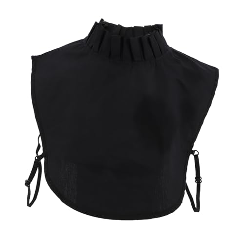 DEARMAMY Eleganter Frauen Fake Collar Mit Rüschen Abnehmbarer Bluse Halbshirt Für Damen Vielseitig Kombinierbar Ideal Für Sommer Outfits Und von DEARMAMY