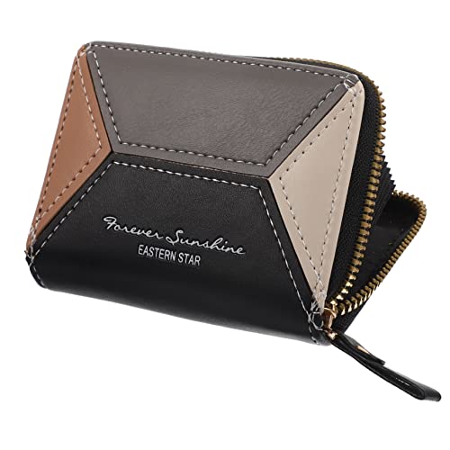 DEARMAMY Elegantes Kartenetui Für Damen Multifunktionale Kartenaufbewahrung Mit Reißverschluss Akkordeon Design RFID Schutz Ideal Für Kreditkarten Und ID Karten von DEARMAMY