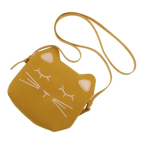 DEARMAMY Entzückende Katzen-geldbörse Für Mädchen Mini-umhängetasche Kleinkind-schultertasche Modisches Accessoire Robustes Pu-leder von DEARMAMY
