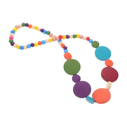 DEARMAMY Ethnische Boho Choker mit Natürlichen Holzperlen für Herren Damen Vielseitiges für Lässige Formelle Anlässe von DEARMAMY