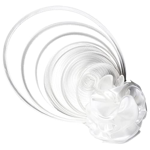 DEARMAMY Fascinator Für Damen Teeparty Hochzeit Braut Stirnband Bankett Kopfschmuck Retro Haarschmuck Frauen Accessoires von DEARMAMY
