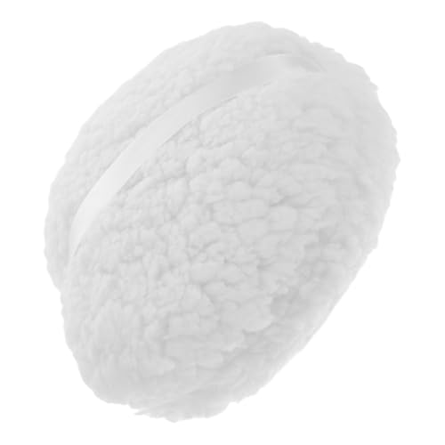 DEARMAMY Extra Großer Körperpuderquast Weicher Flauschiger Staubpuderapplikator Sanfter Wiederverwendbarer Makeup puderquast für Empfindliche Haut Waschbar für Erwachsene Geeignet von DEARMAMY