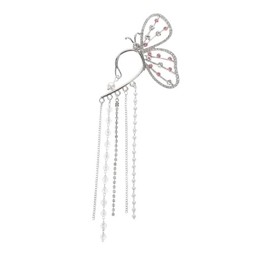 DEARMAMY Extravaganter Schmetterling Ohrclip Manschette Piercing Leicht Komfortabel Frühling Sommer Damen Schmuck von DEARMAMY