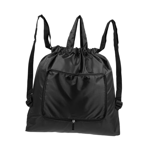 DEARMAMY Faltbare Aufbewahrungstasche Kordelzug Leinenbeutel Kordelzug Netzbeutel Kordelzugbeutel Leichter Reiserucksack Sportrucksack Für Damen Wasserdichter Make Up Rucksack Pooltasche von DEARMAMY