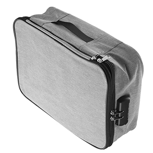 DEARMAMY wasserdichte Dokumentenbox Mit Schloss Aktenaufbewahrungstasche Mehrlagige Aktentasche Zertifikatsaufbewahrungstasche Dokumenten-Organizer-Box Box Für Schriftgut Aktenhülle Für Org von DEARMAMY