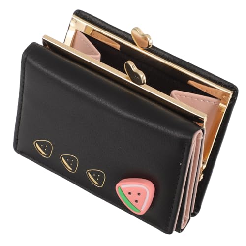 DEARMAMY Kompakte Geldbörse Für Damen Faltbares Süßes Pu-Material Für Kleine Karten Und Münzen Praktischer Organizer Für Büro Und Alltag Platzsparend Und Leicht Zu Handhaben von DEARMAMY