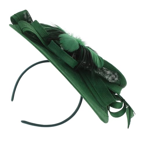 DEARMAMY Fascinator-hut Mit Federn Für Frauen Haarschmuck Stirnband Für Teeparty Braut Kopfbedeckung Kleiner Haarschmuck Haarspange von DEARMAMY