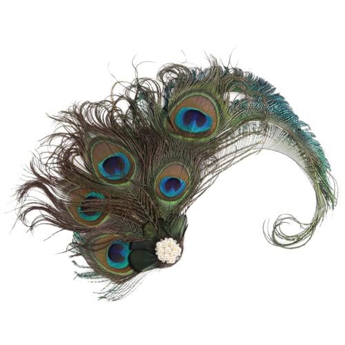 DEARMAMY Fascinator Für Damen Haarclip Hut Vintage Jahre Party Kopfbedeckung Dekoration Accessoire Hochzeit Tanzball Abschlussball von DEARMAMY