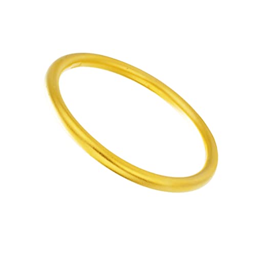 DEARMAMY Feiner Alluvial Gold Armreif Sandgestrahltes Vergoldetes Messing Armband Traditioneller Stil Umweltfreundlich Leicht Für Damen von DEARMAMY