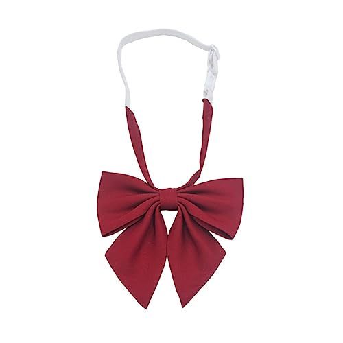 DEARMAMY Damen Verstellbare Fliege Elegante Schmetterlingskrawatte Für Hochzeiten Abschlussfeiern Und Formelle Anlässe Roter Farbe Mit Federn von DEARMAMY