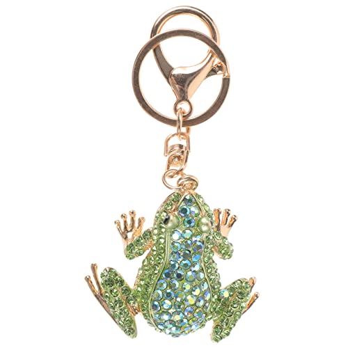 DEARMAMY Frosch Schlüsselanhänger Damen Rucksack Geldbörse Schlüsselanhänger Für Schlüssel Damen Geldbörsen Strass Autoschlüssel Freundschafts von DEARMAMY