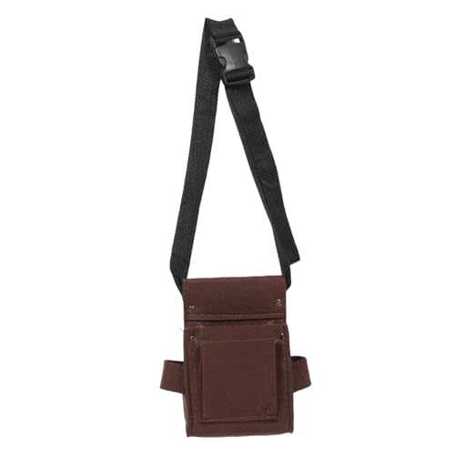 DEARMAMY Gartengeräte Set Werkzeugtasche mit Verstellbarem Gürtel Kompakt Leicht Robust Doppellagige Aufbewahrung für Jungen und Mädchen Gärtnern Draußen von DEARMAMY