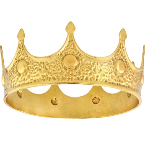 DEARMAMY Herren Party Kopfbedeckung Cosplay Königskrone Elegantes Vintage Design von DEARMAMY