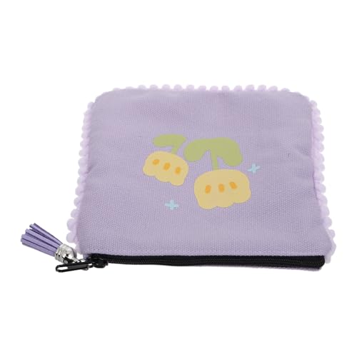 DEARMAMY Kleine Taschensammlung Trendiger Kompakter Geldbeutel Mit Quasten Für Für Münzen Und Kleingeld Lebhaftem Für Alltag Und Besondere Anlässe von DEARMAMY