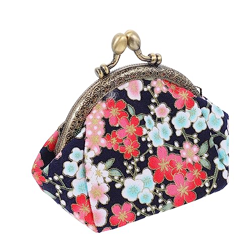DEARMAMY Vintage Geldbörse Für Damen Retro Handtasche Für Münzen Karten Und Haarspangen Leicht Und Mit Kreativem Blumenmuster von DEARMAMY