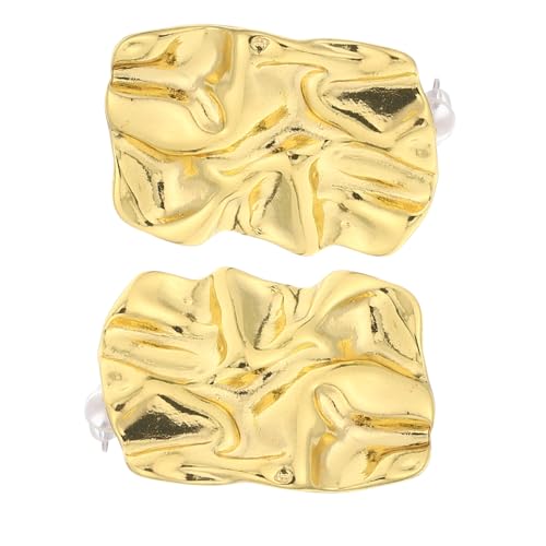 DEARMAMY Geometrische Wellenmuster Ohrringe Damen Statement Ohrstecker Unregelmäßig Minimalistisch Vintage Stil Halloween Schmuck Geschenk von DEARMAMY