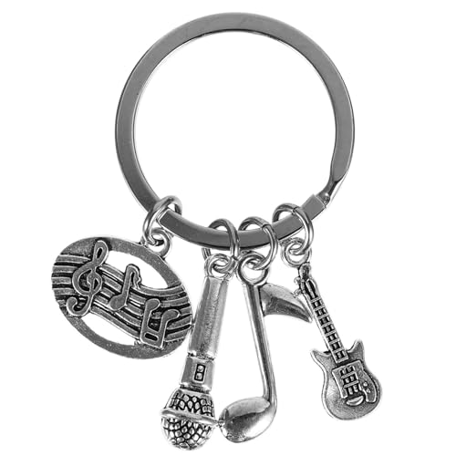 DEARMAMY Schlüsselanhänger Aus Metall Musikinstrumentenanhänger Gitarrenanhänger für Schlüsselanhänger DEARMAMY Schlüsselanhänger Aus Metall Musikinstrumentenanhänger Gitarrenanhänger für Schlüsselanhänger von DEARMAMY