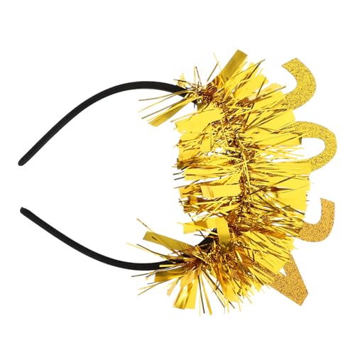 DEARMAMY Glitzerndes Neujahrs Stirnband Langlebiger Haarschmuck für Silvesterparty Festliches Kopfbedeckung Passend Partyzubehör und für Neujahrsfeier von DEARMAMY