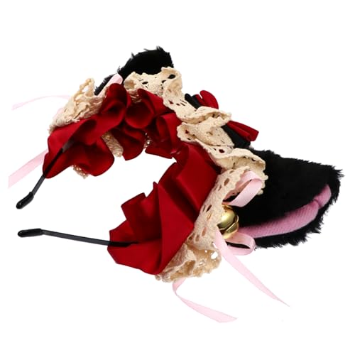 DEARMAMY Katzenohr-stirnbänder Ohr-haarreifen Party-kopfbedeckung Cosplay-haarreifen Mit Glocke Für Mädchen Und Damen Geeignet Für Alltag Partys Und Feiertage von DEARMAMY
