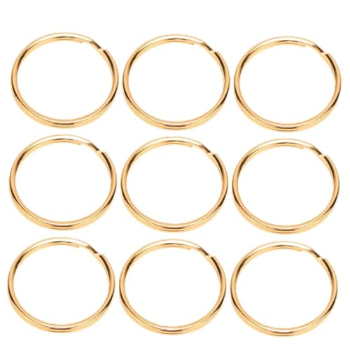 DEARMAMY 100 Stück Goldene Schlüsselanhänger-Clips für Autoschlüssel Zur Organisation Von Schlüsseln DEARMAMY 100 Stück Goldene Schlüsselanhänger-Clips für Autoschlüssel Zur Organisation Von Schlüsseln von DEARMAMY