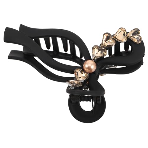 DEARMAMY Große Haarklammer für Damen mit Strasssteinen Französischer Stil Modisches Haaraccessoire für Dünnes Feines und Dickes Haar Rutschfester Bequemes Tragen Langlebig und Stabil von DEARMAMY