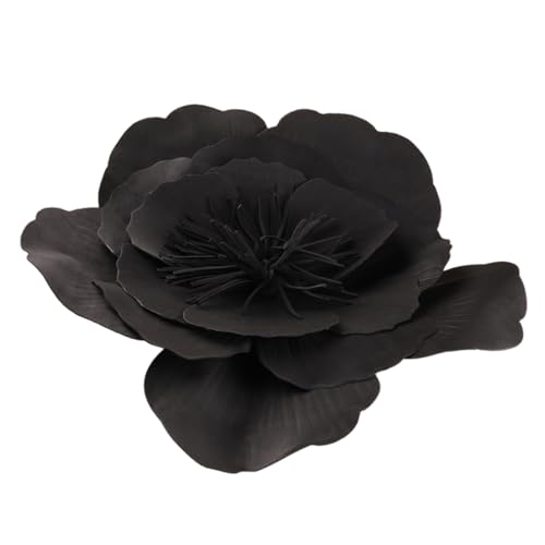 DEARMAMY Großer Blumen Fascinator Für Frauen Eleganter Kopfputz Für Cocktail Und Gartenpartys 1920er Jahre Flapper Haaraccessoire Modischer Damenhut Für Besondere Anlässe von DEARMAMY