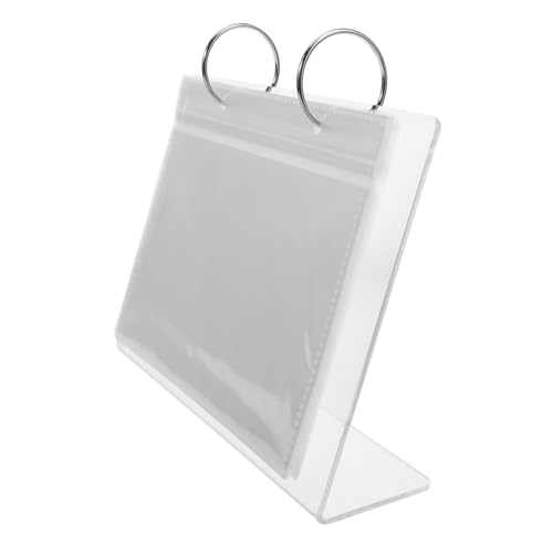 DEARMAMY Grußkartenständer Transparent Mit Nagelanhänger-organizer Für Grußkarten-display-organizer Und Nailart-displayplatte Für Maniküre-displayständer Im von DEARMAMY