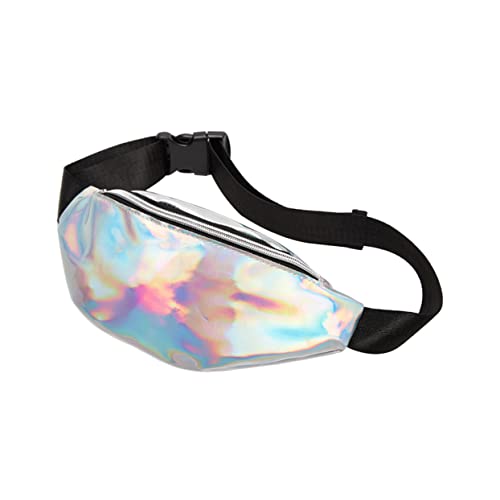 DEARMAMY Gürteltasche Siehe Zubehör Für Mädchen wasserdichte Gürteltasche Gürtel Für Plus Größen Zugelassene Glitzertaschen Modische Glänzende Gürteltasche Durch Durchsichtiges von DEARMAMY