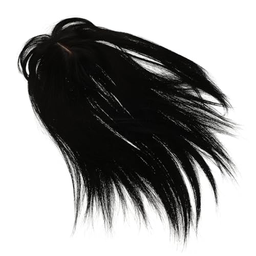 DEARMAMY Haarteil Aus Echthaar Haarverlängerung Clip-in Leicht Und Natürlich Für Frauen Geeignet Für Dünner Werdendes Haar von DEARMAMY