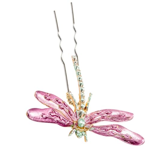 DEARMAMY Libellen-haarschmuck Aus Glatter Oberfläche Eleganter Haarnadel Für Frauen Und Mädchen Für Chignon Brauthochsteckfrisuren Und Formelle Anlässe von DEARMAMY