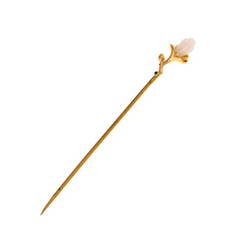 DEARMAMY Haarstäbchen Für Damen Und Mädchen Haargabel Jade-dekoration Langlebig Und Verformbar Für Hochzeiten Partys Und Alltag von DEARMAMY