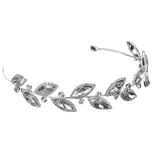 DEARMAMY Haarrebe für Verstellbares Zirkonia Stirnband Eleganter Brautschmuck für Besondere Anlässe Hochzeiten Verlobungen und Partys Silbernes Design DEARMAMY Haarrebe für Verstellbares Zirkonia Stirnband Eleganter Brautschmuck für Besondere Anlässe Hochzeiten Verlobungen und Partys Silbernes Design von DEARMAMY