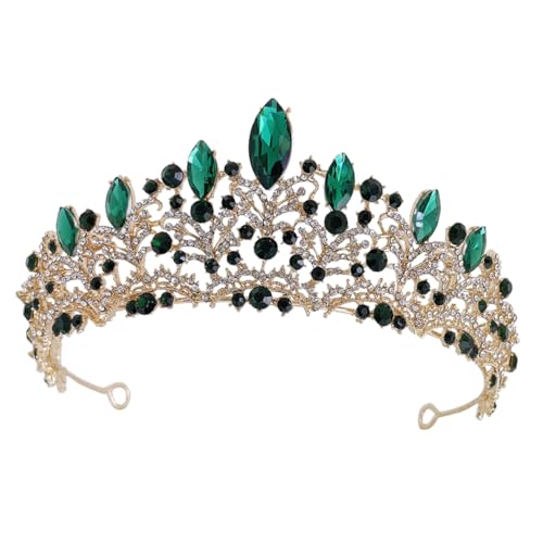 DEARMAMY Hochzeitskrone Für Damen Elegante Strass Tiara Für Braut Brautjungfern Und Feste Perfektes Haarschmuck Accessoire Für Hochzeiten Partys Und Fotoshootings von DEARMAMY