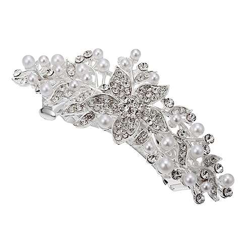 DEARMAMY Haarspange mit Perlen für Damen Haarnadel zur Verschönerung Ihrer Frisuren für Hochzeiten und Besondere Anlässe Stilvolles von DEARMAMY
