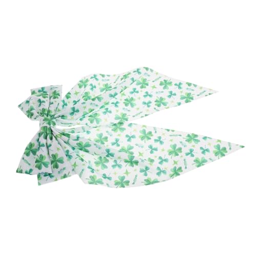 DEARMAMY Haarspangen Mit Kleeblatt-schleife Federklammer Für Frauen Grünes Design Elastischer Modischer Haar-schmuck Für Frühling Und Festlichkeiten von DEARMAMY