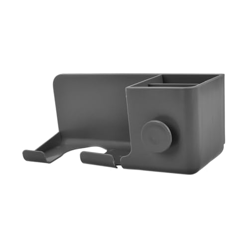 DEARMAMY Haartrocknerhalter Haartrockner Föhn Haartrockner Organizer Haartrockner Halterung Haarbürsten Organizer Haar Tools Organizer Haar Tool Organizer Wandmontage Kunststoff von DEARMAMY