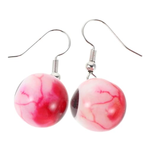 DEARMAMY Halloween Ohrhänger mit Gruseligem Augapfel-design Kreative Gothic Ohrringe für Damen und Mädchen Ausgefallener Schmuck für Halloween-partys und Cosplay von DEARMAMY