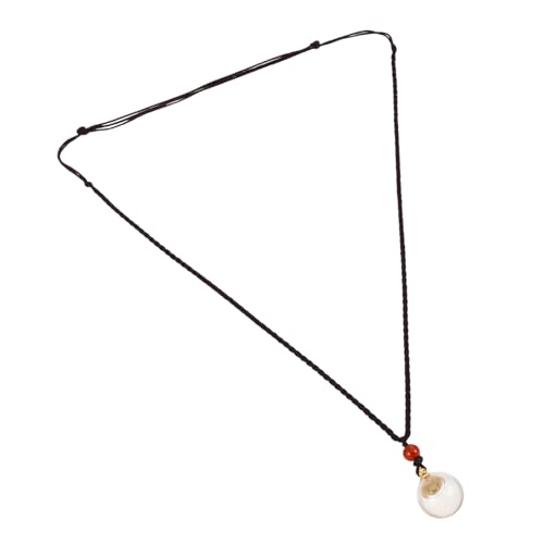 DEARMAMY Halskette Mit Hohler Glaskugel Reine Handarbeit Statue Aufbewahrungseimer Wäschekorb Zentimeter Kerzendocht Taschenlampe Grilllampe Tucker Sofabehälter Wäschekorb von DEARMAMY