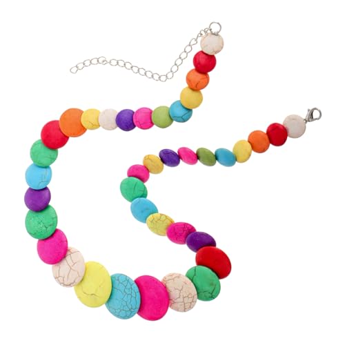 DEARMAMY Strand-charm-halskette Mit Bunten Handgefertigter Schmuck Für Frauen Für Sommerpartys Und Reisen Auffälliges Design von DEARMAMY