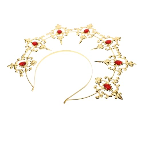 DEARMAMY Kuchenaufsatz Spielzeug Königskrone Festival-foto-requisite Haardekor Für Damen Cosplay-stirnband Kostüm-kopfbedeckung Party-stirnband Kopfbedeckung Krone von DEARMAMY