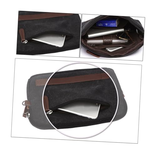 DEARMAMY Herren Geldbörse Große Kapazität Multifunktionale Handtasche Mit Reißverschluss Praktischer Clutch Bag Für änner Ideal Als Portemonnaie Oder Handtasche von DEARMAMY