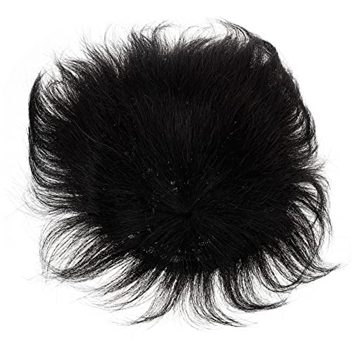 DEARMAMY Perückenstück Für Männer Glatzenersatz Echthaar Haarteil Verlängerung Zubehör Alltag Hochzeit Anlass von DEARMAMY