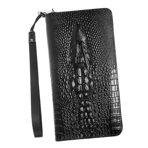 DEARMAMY 1stück Wallet Mit Alligator-Print Große Kapazität Multifunktionale Handtasche Für Geld Karten Und Handy Langlebiges Pu-Material Design von DEARMAMY