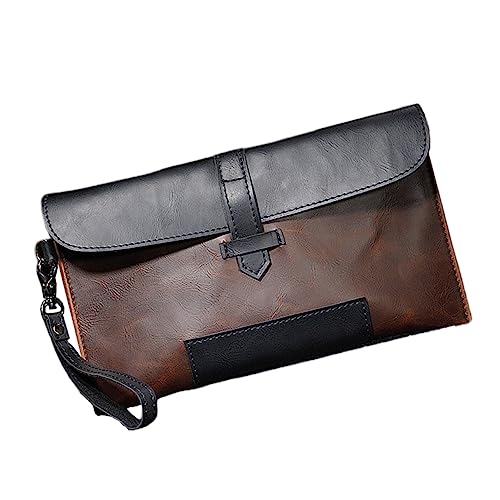 DEARMAMY Multifunktionale Clutch Herren Geldbörse Pu Handtasche für Männer Stilvoll von DEARMAMY