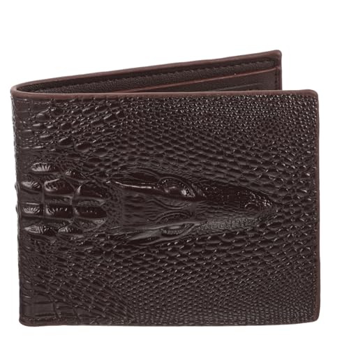 DEARMAMY Herren-geldbörse Im Vintage-Design Kompakte Geldbörse Für Männer Leichte Reisebrieftasche von DEARMAMY