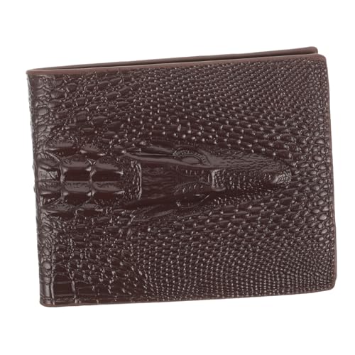 DEARMAMY Und Robuste Herren Geldbörse Alligator Modische Vintage Geldbörse Für Jeden Tag von DEARMAMY